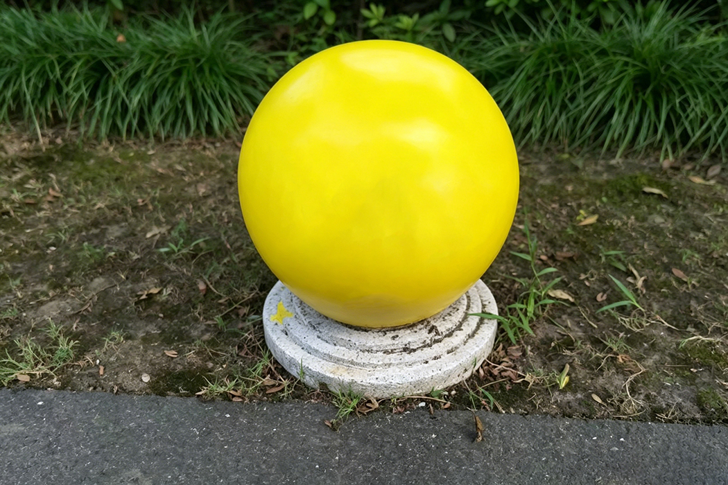石墩彩绘