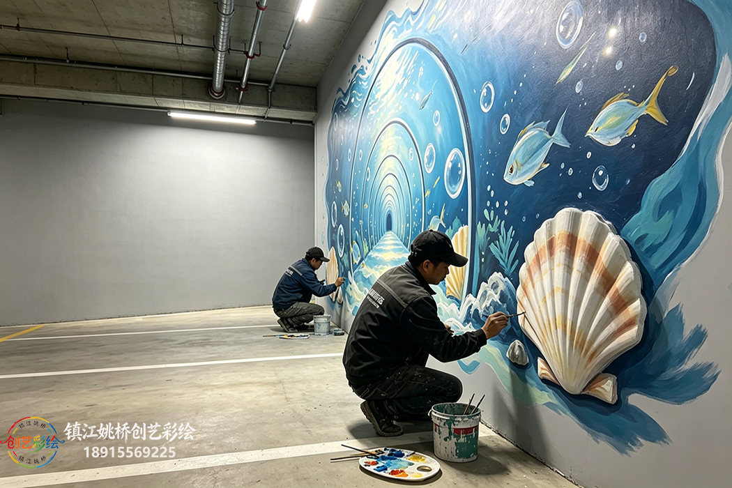 镇江3D墙绘
