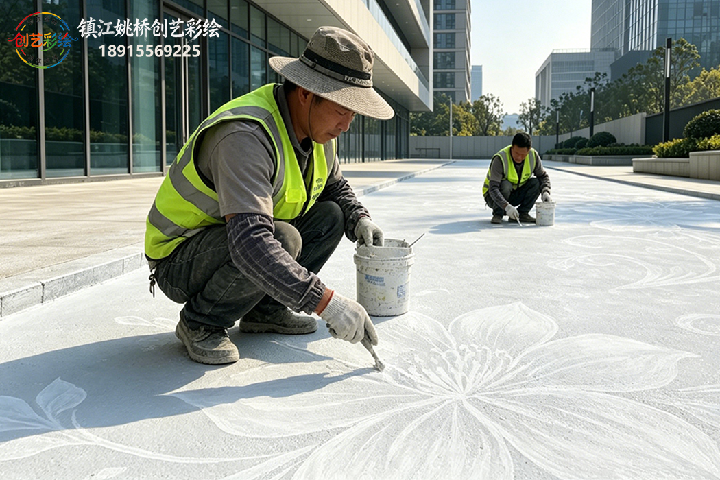 镇江3D地面彩绘