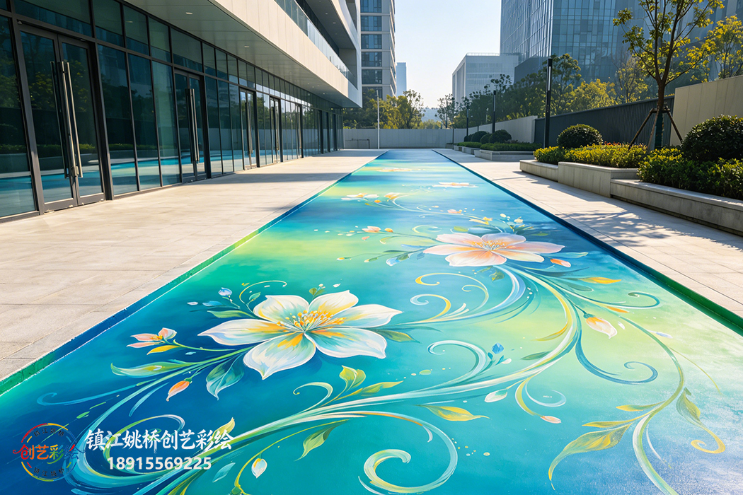 镇江3D地面彩绘