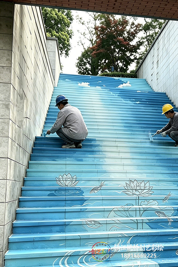镇江3D楼梯立体画