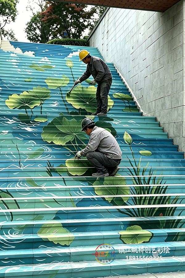 镇江3D楼梯立体画