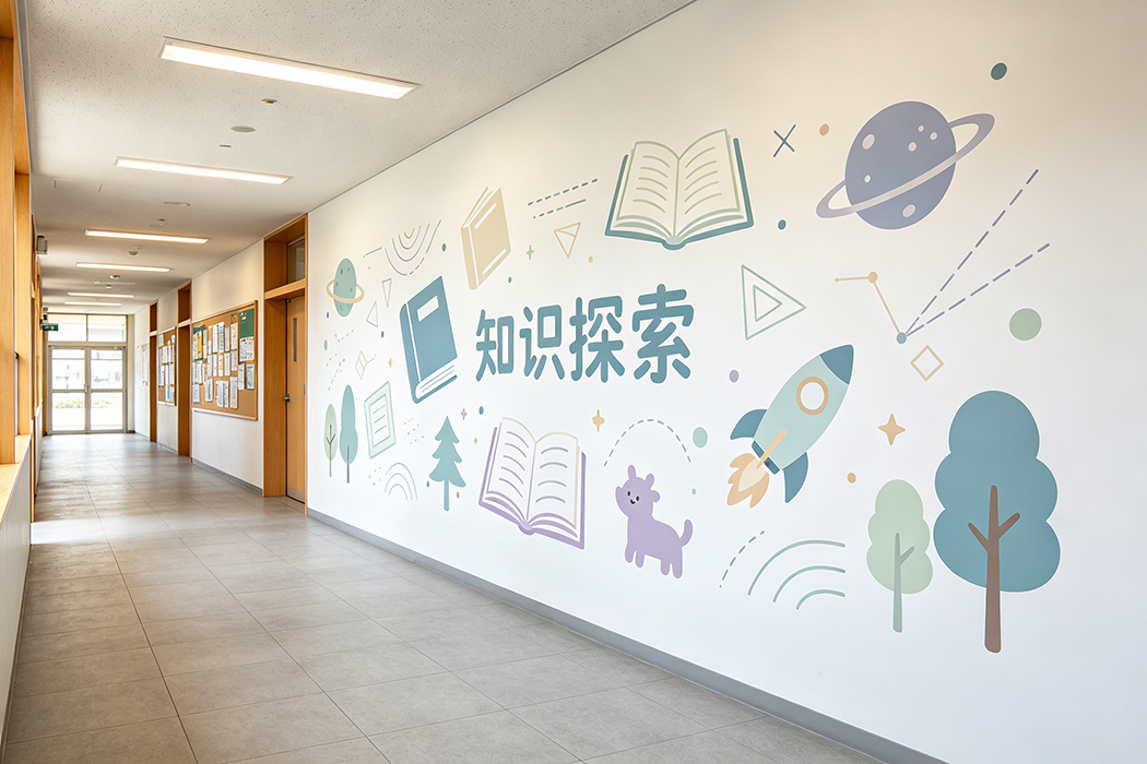 学校彩绘