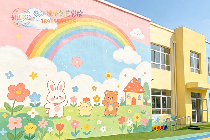让墙体彩绘守护孩子的纯粹童年