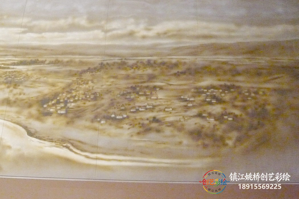 镇江手绘壁画