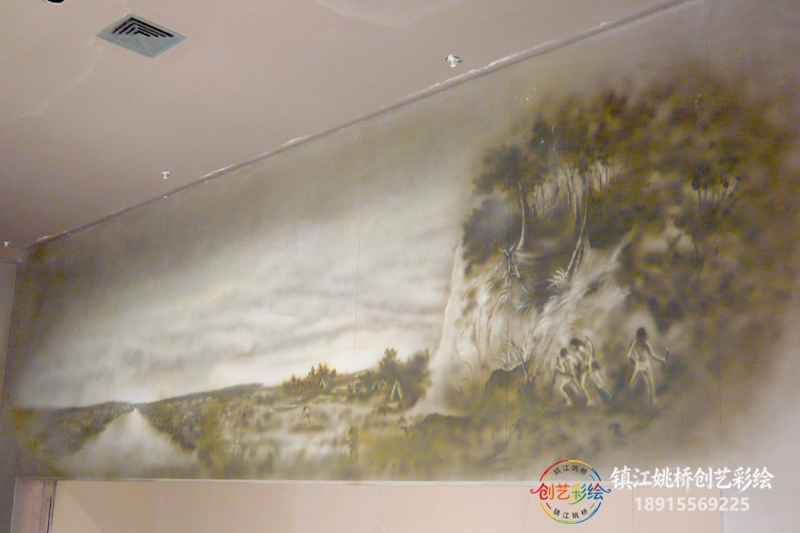 镇江手绘壁画